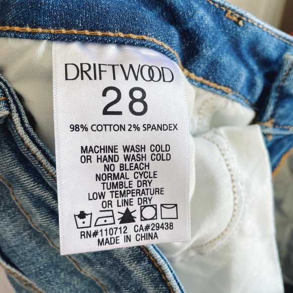 Driftwood Candace Embroidered Jeans 28/25 - Picture 11 of 11